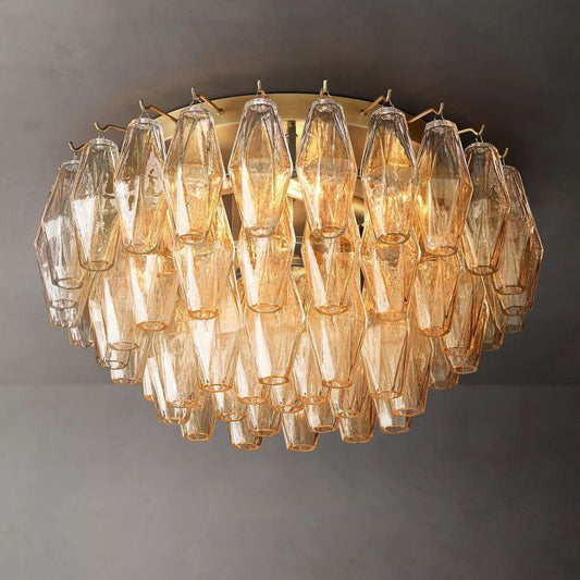 Chara Clear Glass Flushmount 22