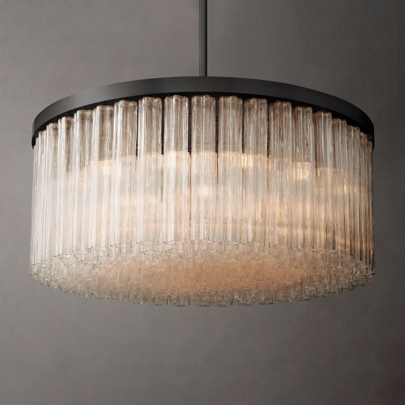 Cielle Round Chandelier 48” - lamerlighting
