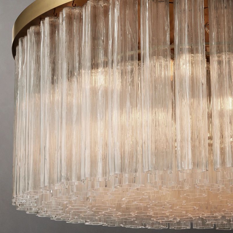 Cielle Round Chandelier 48” - lamerlighting