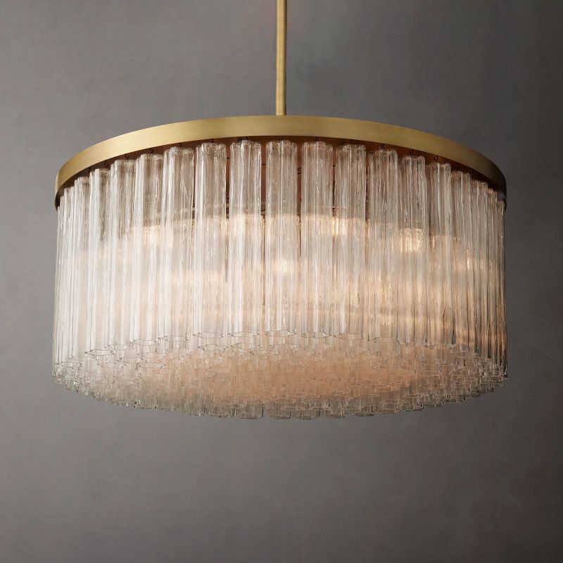Cielle Round Chandelier 48” - lamerlighting