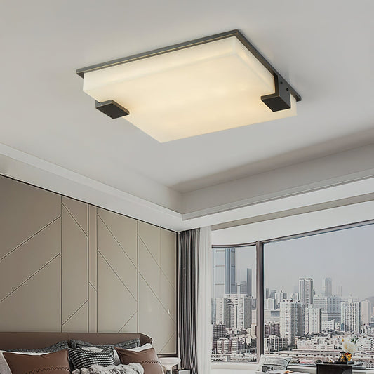 Covet Alabaster Flush Mount Ceiling Light