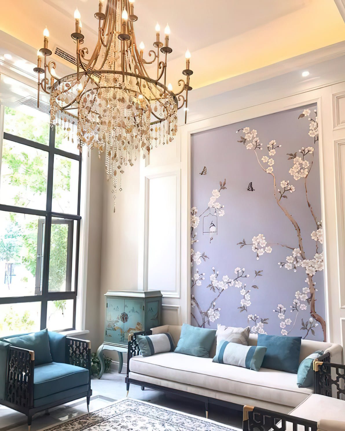 Tatum Lux Shell Crystal Chandelier | Lamer Lighting (18)