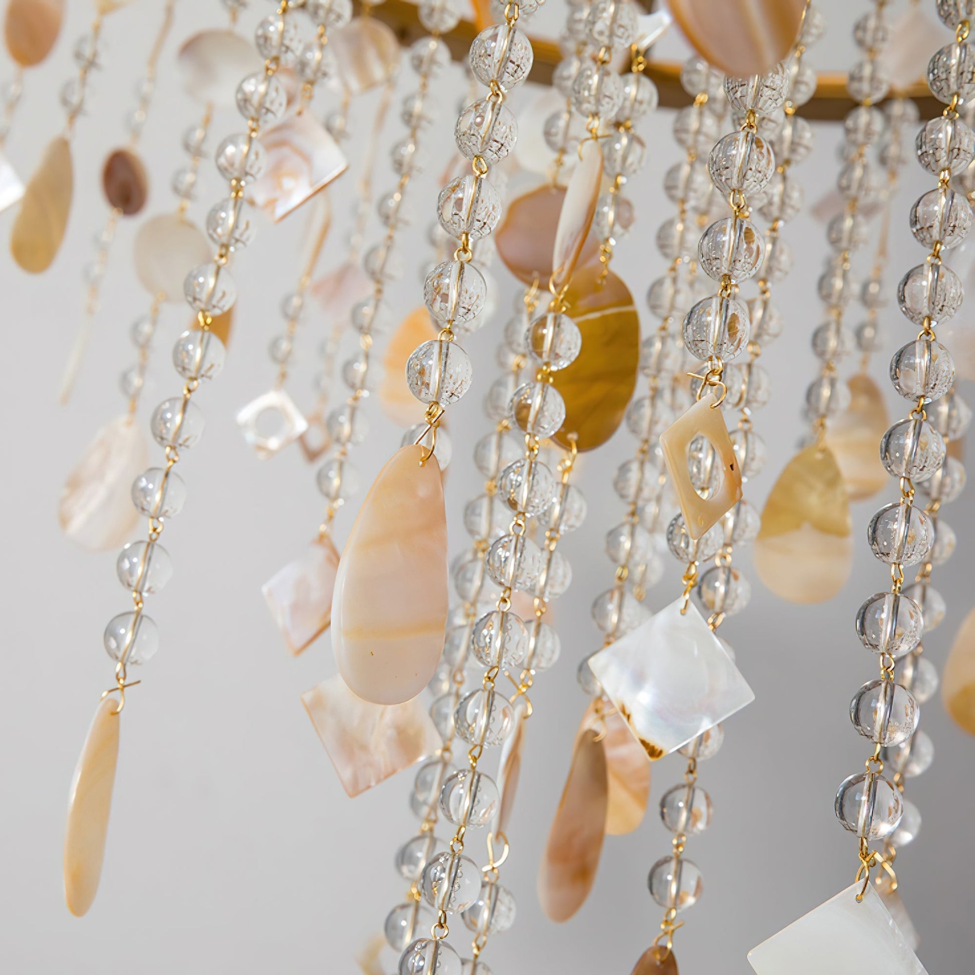 Tatum Lux Shell Crystal Chandelier | Lamer Lighting (4)