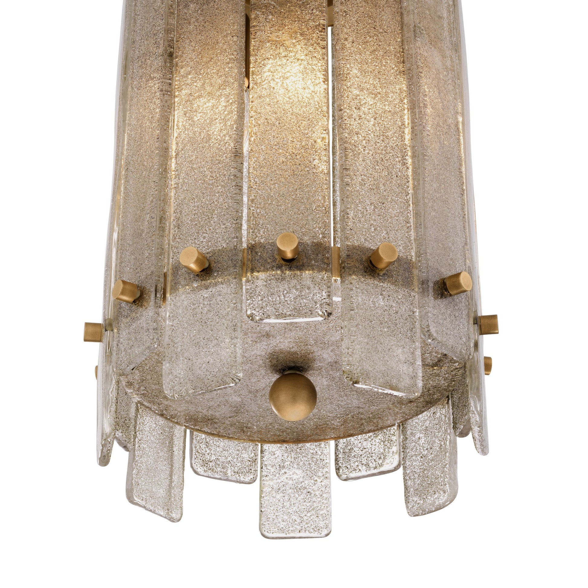 Lamer Lighting Veridian Column Brass Pendant Light - Background Shot