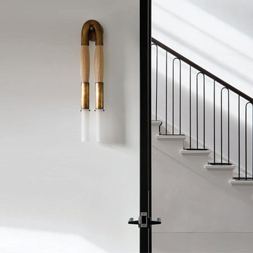 Double Head Antonia Horsehair Sconce