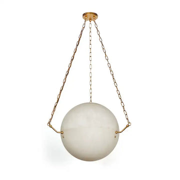 Large 'Atlas' Alabaster Suspension Lamp