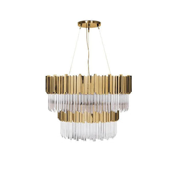 Empire Decorative 2-tier Round Chandelier - lamerlighting