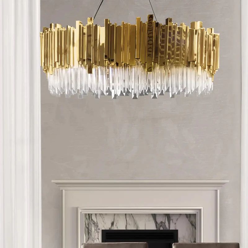 Empire Decorative Round Chandelier - lamerlighting