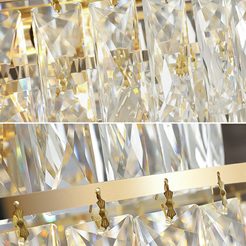 Lamer Lighting Grand Radiance Round Crystal Chandelier - Background Shot