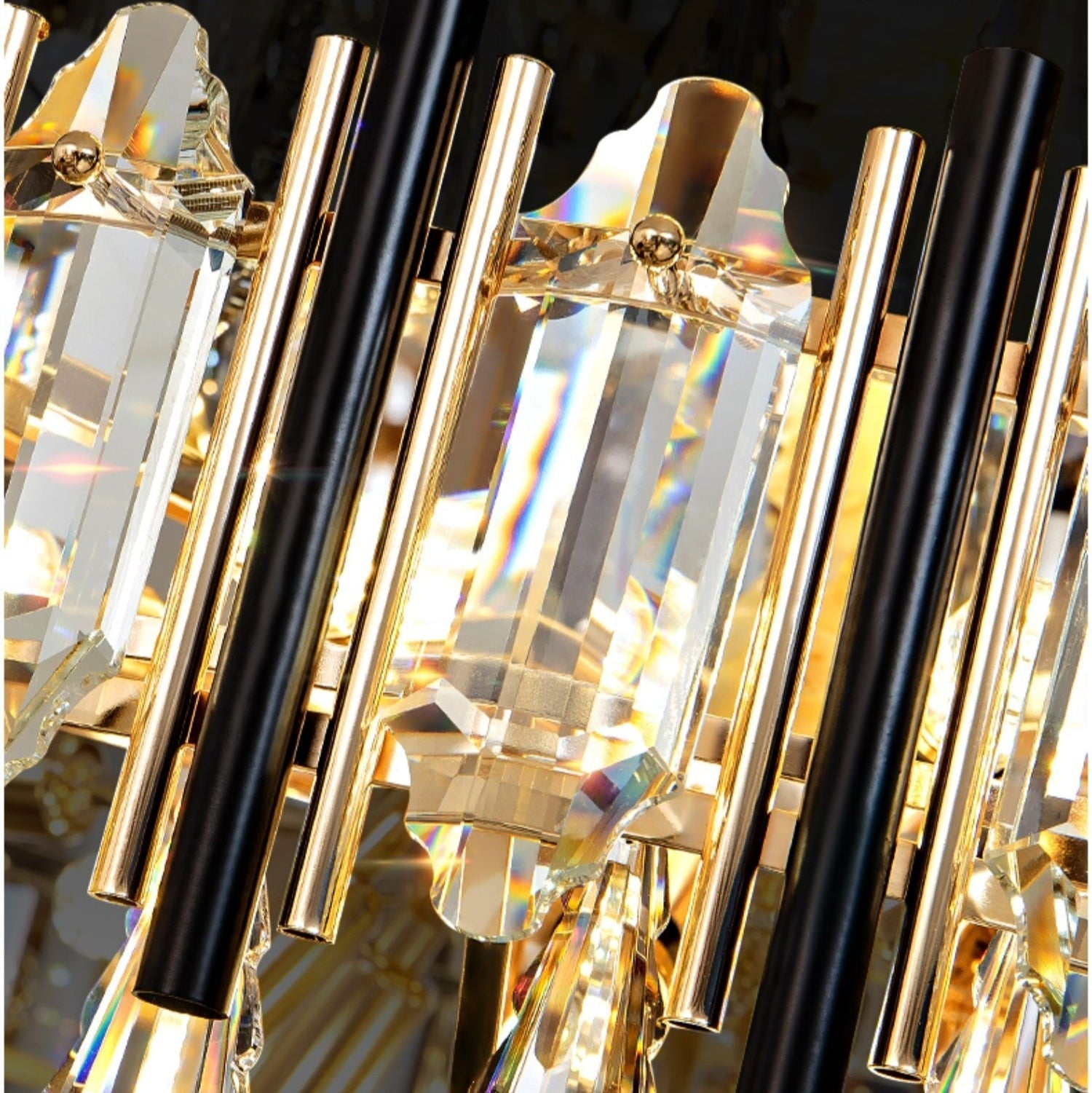 Lamer Lighting Grand Radiance Round Crystal Chandelier - Background Shot