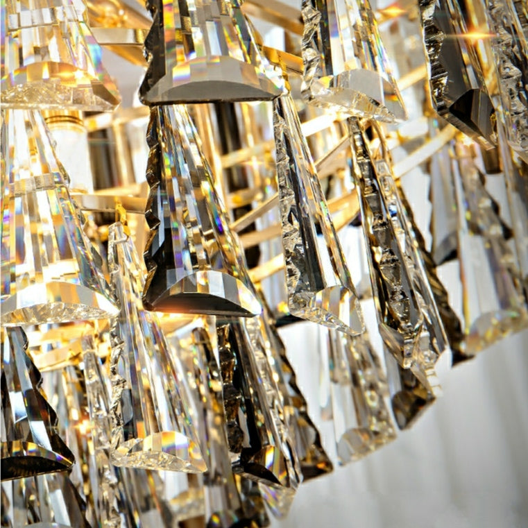 Lamer Lighting Grand Radiance Round Crystal Chandelier - Background Shot