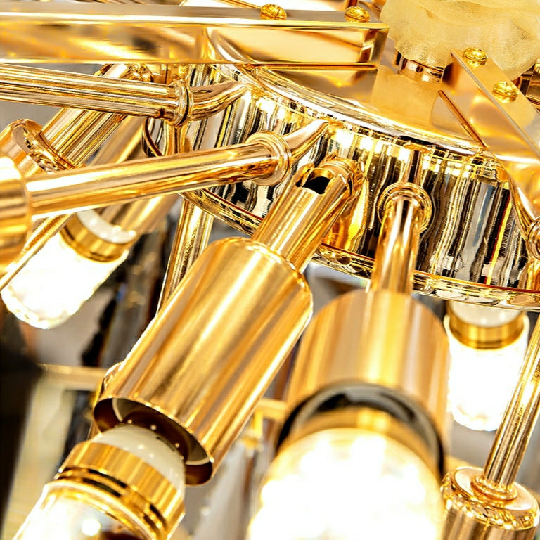 Lamer Lighting Grand Radiance Round Crystal Chandelier - Background Shot
