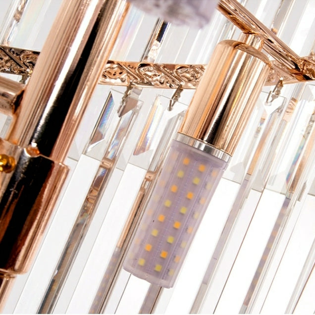 Lamer Lighting Grand Tiered Spiral Foyer Chandelier - Background Shot
