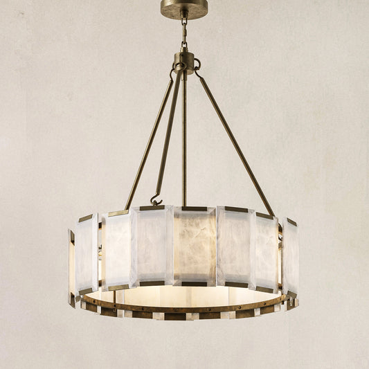 Azzurra Alabaster Chandelier 28"