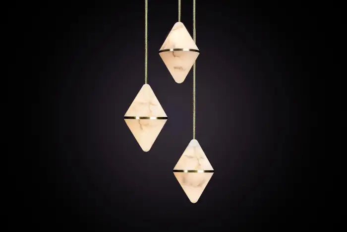 Gem Wave Alabaster Chandelier 26