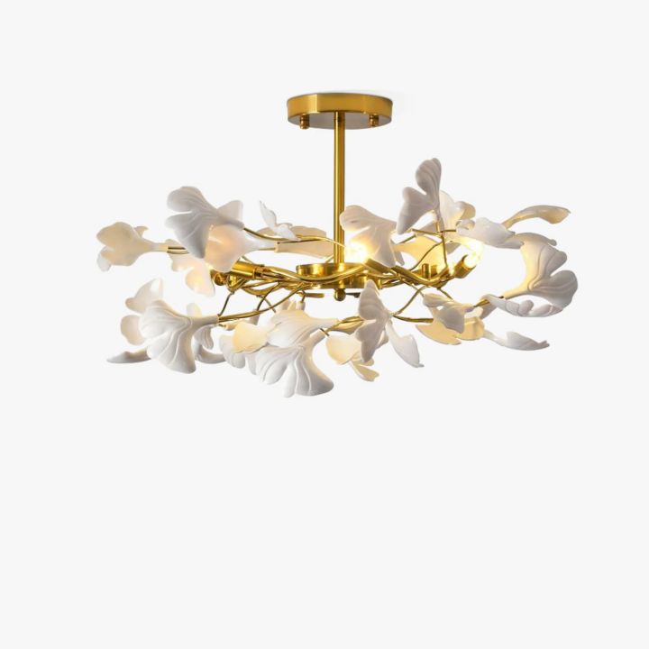 Gingko Luxury Chandelier Style B - lamerlighting