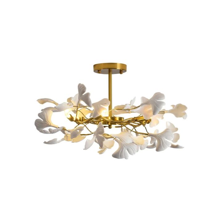 Gingko Luxury Chandelier Style B - lamerlighting