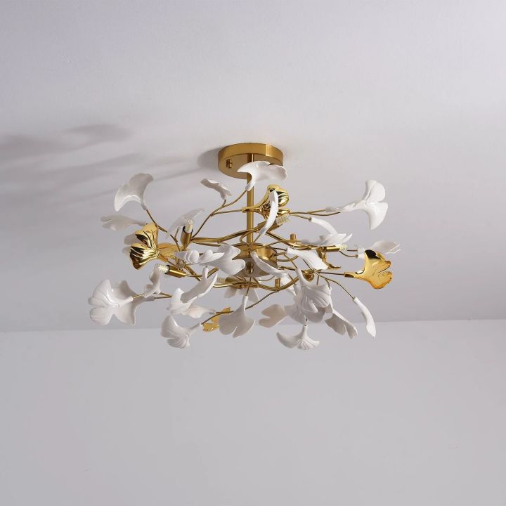 Gingko Luxury Chandelier Style B - lamerlighting