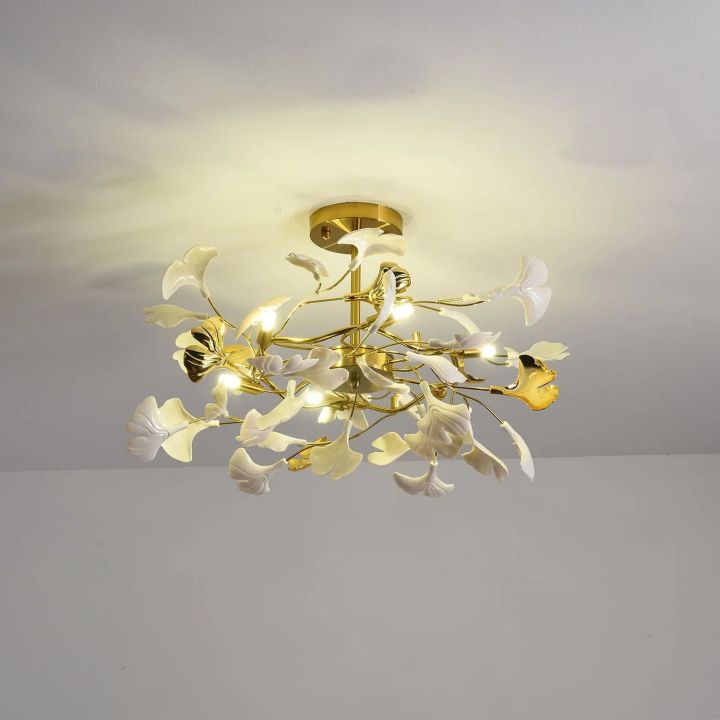 Gingko Luxury Chandelier Style B - lamerlighting