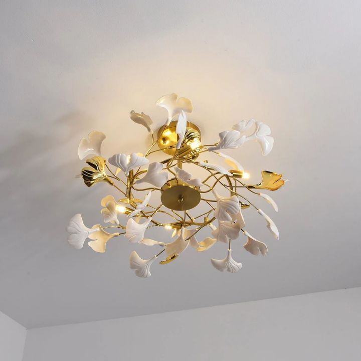 Gingko Luxury Chandelier Style B - lamerlighting