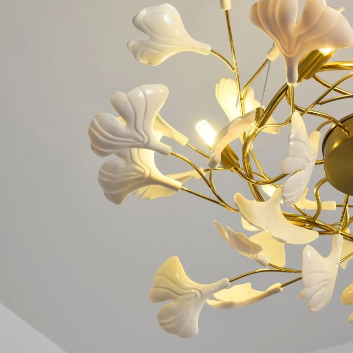 Gingko Luxury Chandelier Style B - lamerlighting