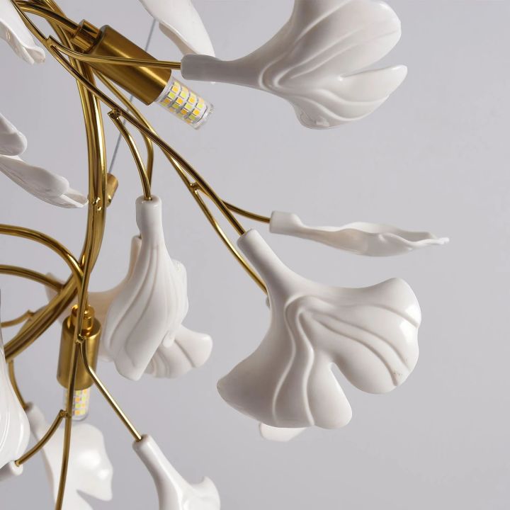 Gingko Luxury Chandelier Style B - lamerlighting