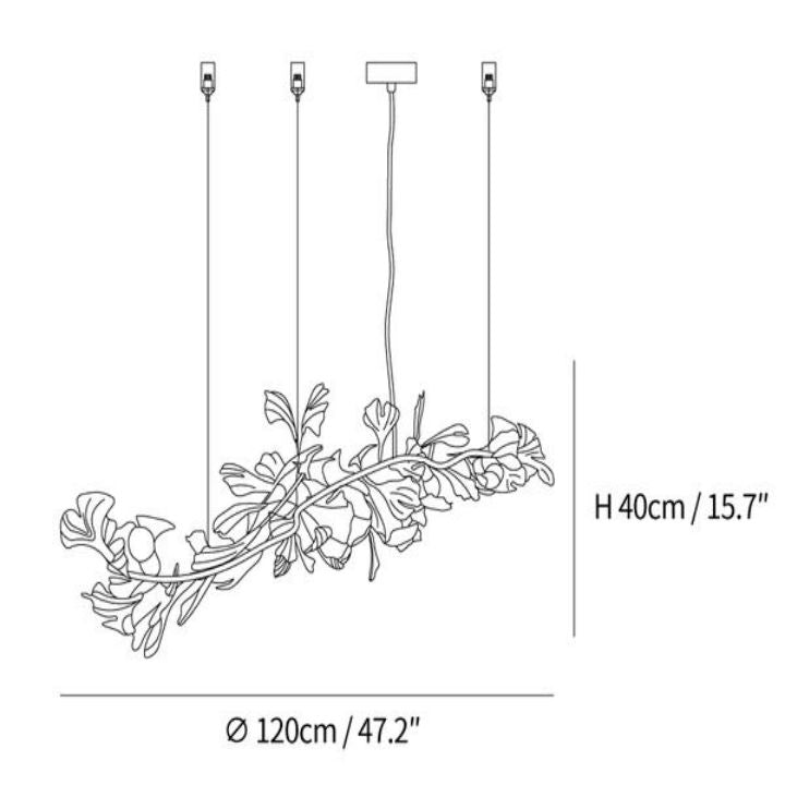 Gingko Luxury Chandelier Style I - lamerlighting