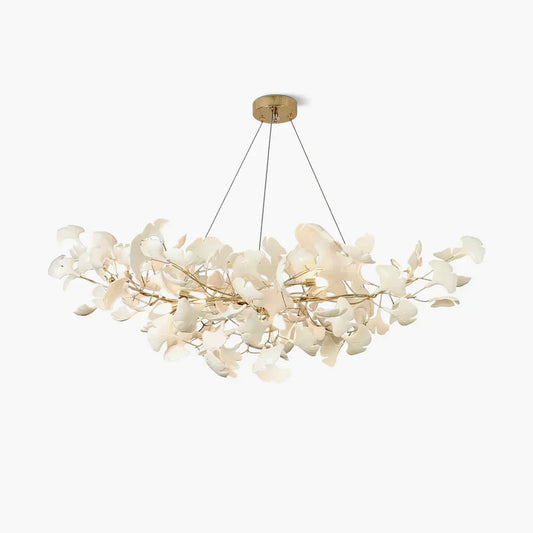 Ceramic Gingko Chandelier B