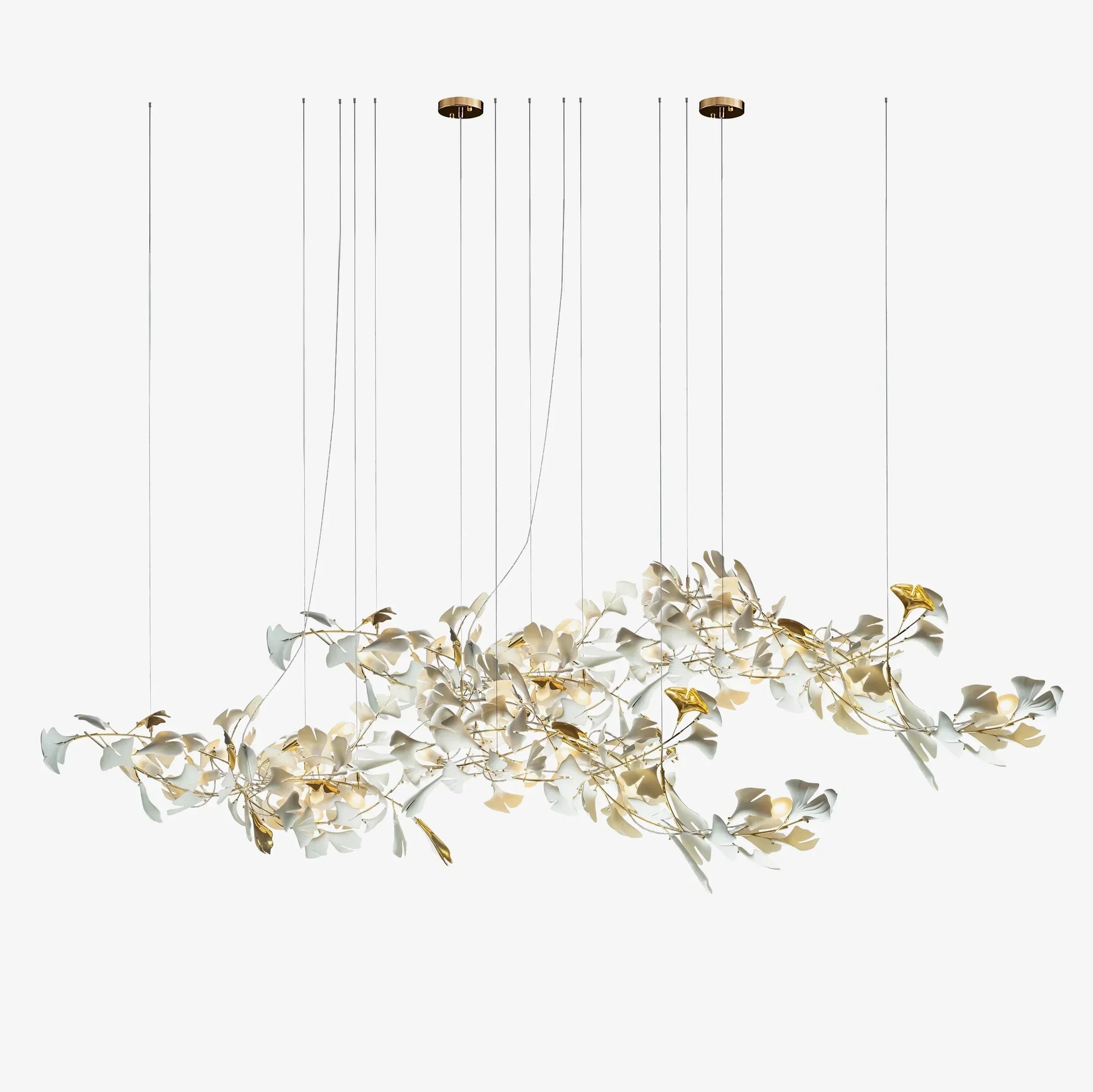 Lamer Lighting Grand Ceramic Bloom Branch Chandelier - Background Shot