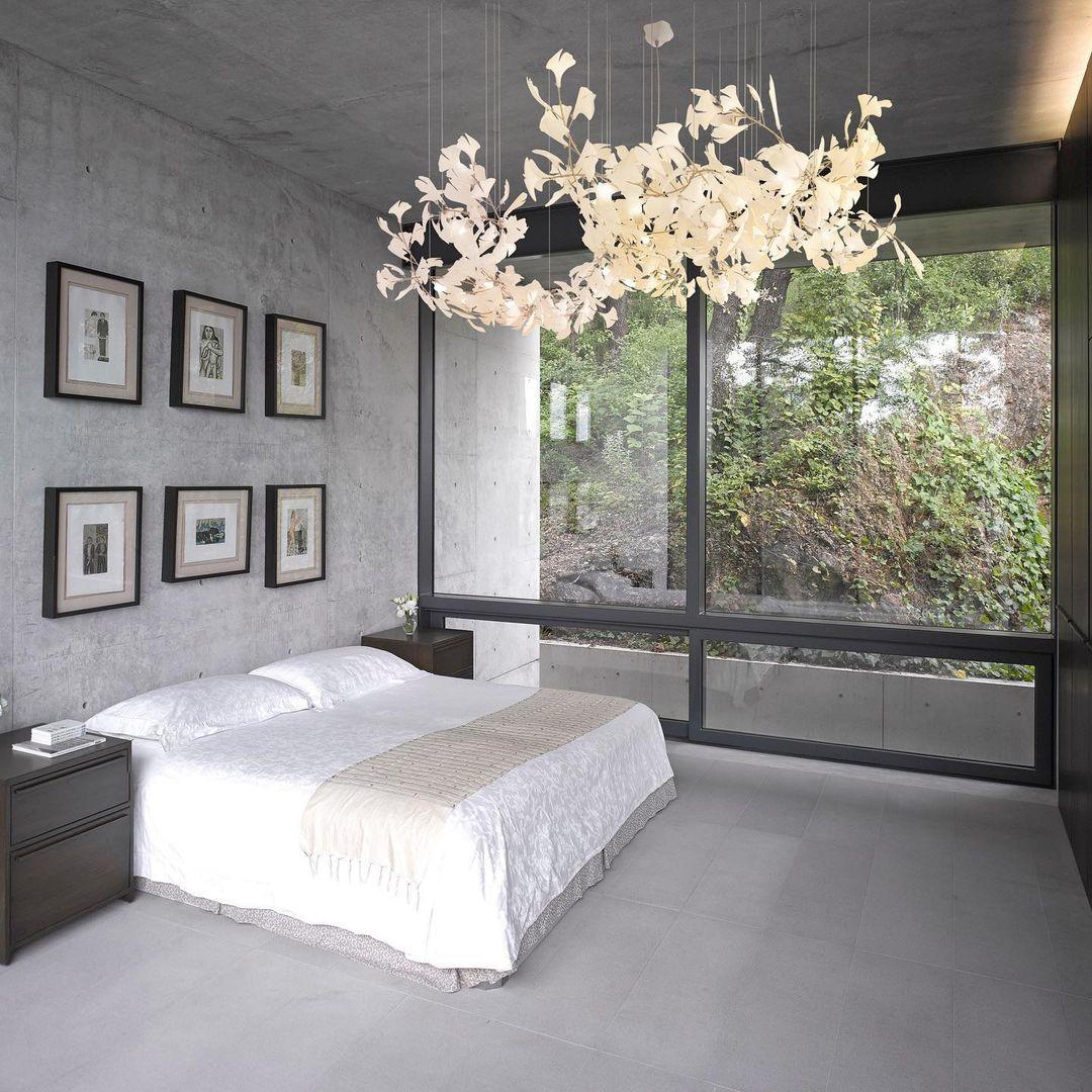 Ceramic Gingko Chandelier B - lamerlighting