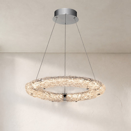 Glitter Round Pendant Light