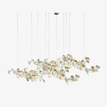 lamerlighting Leaves Combination Gingko Ceramics Chandelier