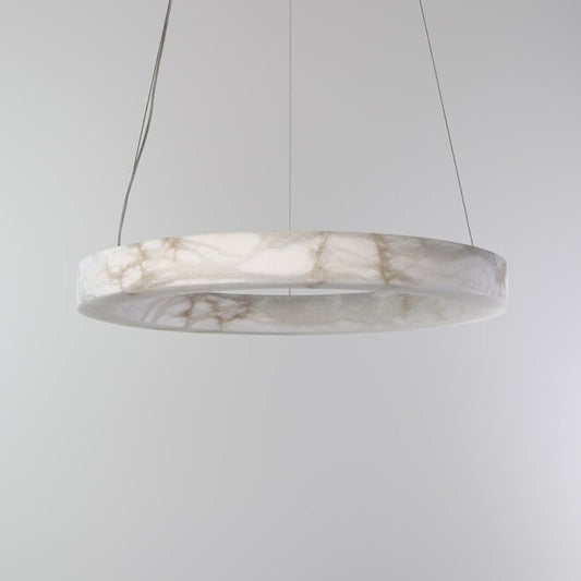 Halo Alabaster Natural Stone Chandelier