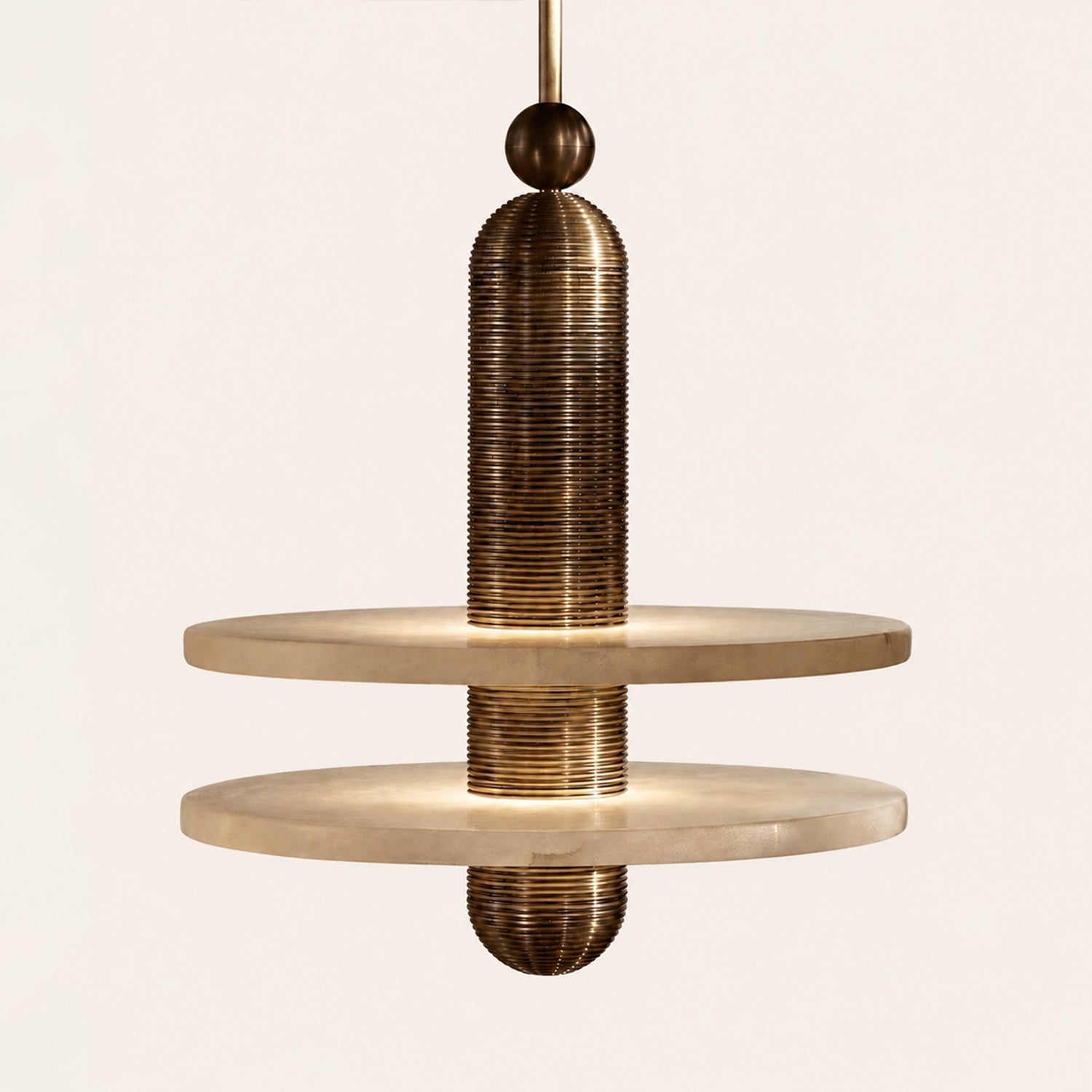 Median Alabaster Mono 2 Pendants