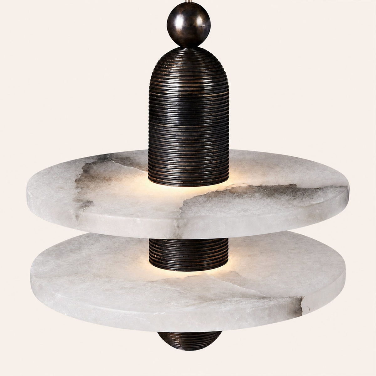 Median Alabaster Mono Pendant
