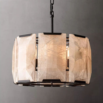 Harson Calcite Round Chandelier 19