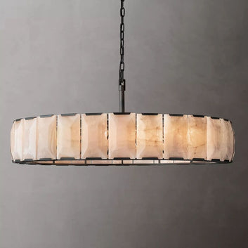Harson Calcite Round Chandelier 60