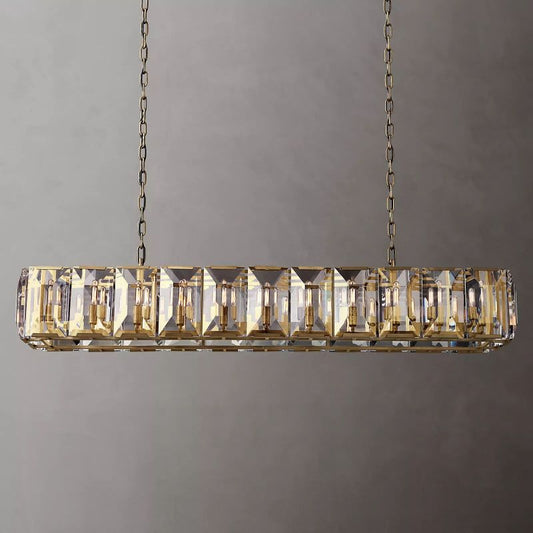 Harson Crystal Rectangular Chandelier 74