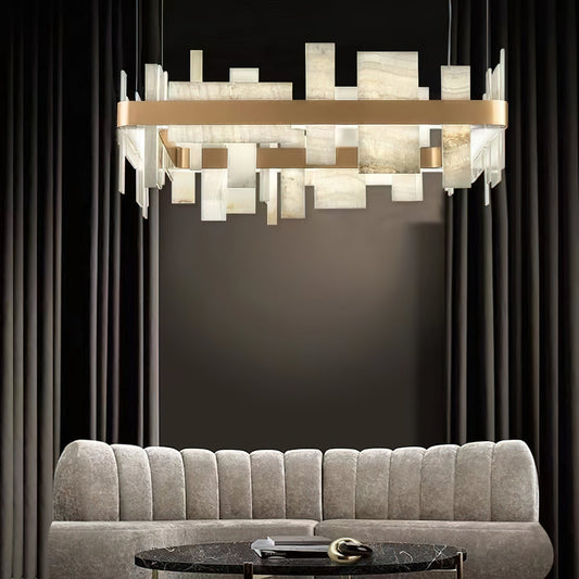Honice LED Alabaster Chandelier