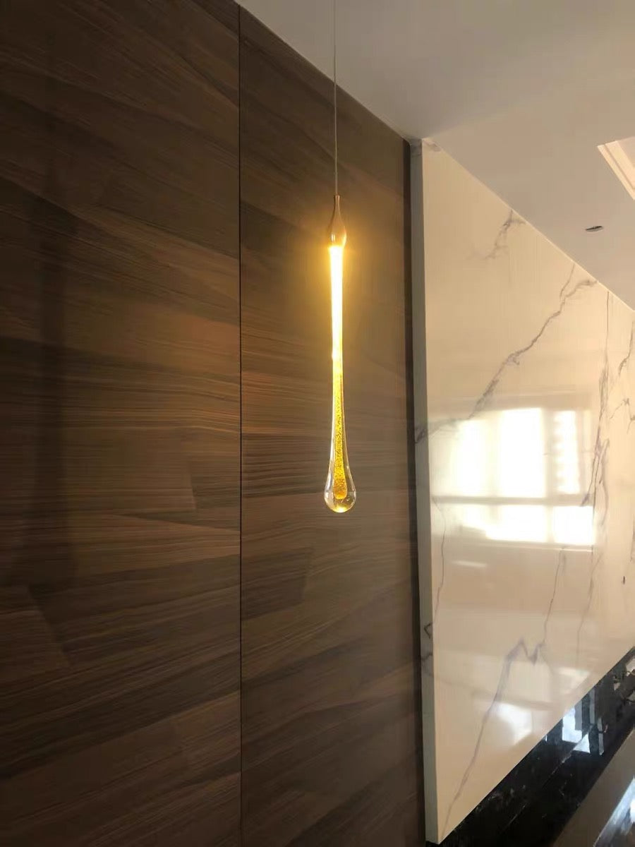 Lamer Lighting Grand Cascade Glass Drop Chandelier - Background Shot