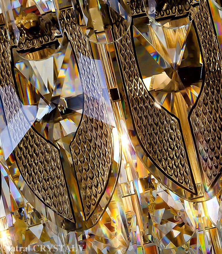 Lamer Lighting Grand Empire Tiered Crystal Chandelier - Background Shot