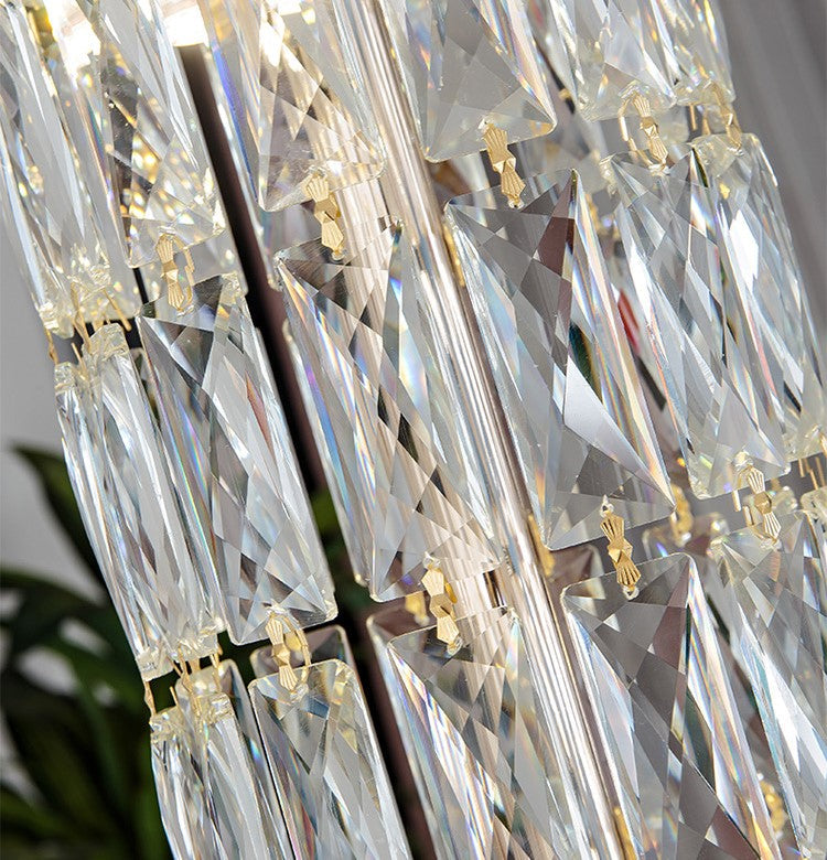 Lamer Lighting Grand Empire Tiered Crystal Chandelier - Background Shot