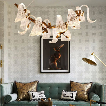 Icarus Wings Branch Chandelier