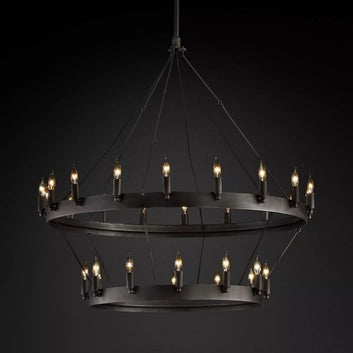 Camino Vintage Candelabra 2-Tier Chandelier