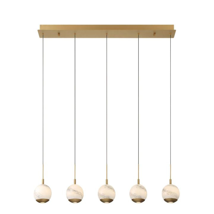 Kimma Lights Linear LED Chandelier - lamerlighting