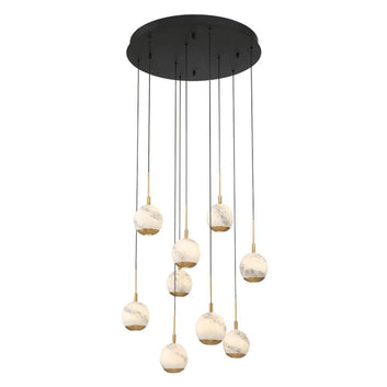 Kimma Lights Round LED Chandelier