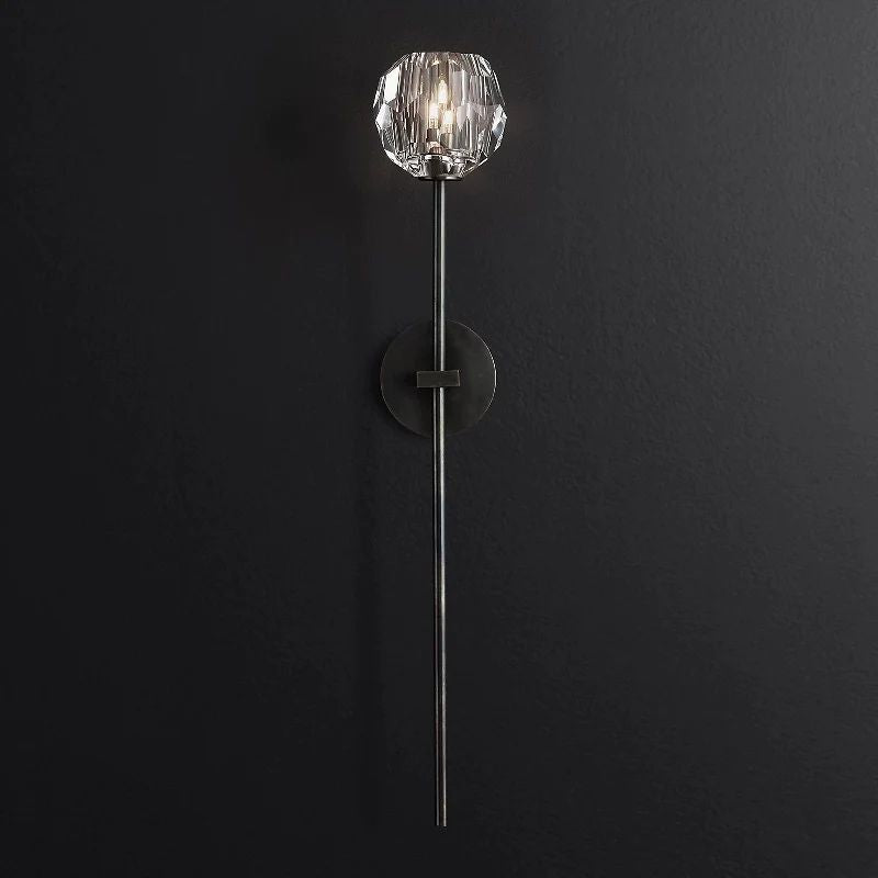 Kristal Glass Grand Wall Sconce -  lamerlighting