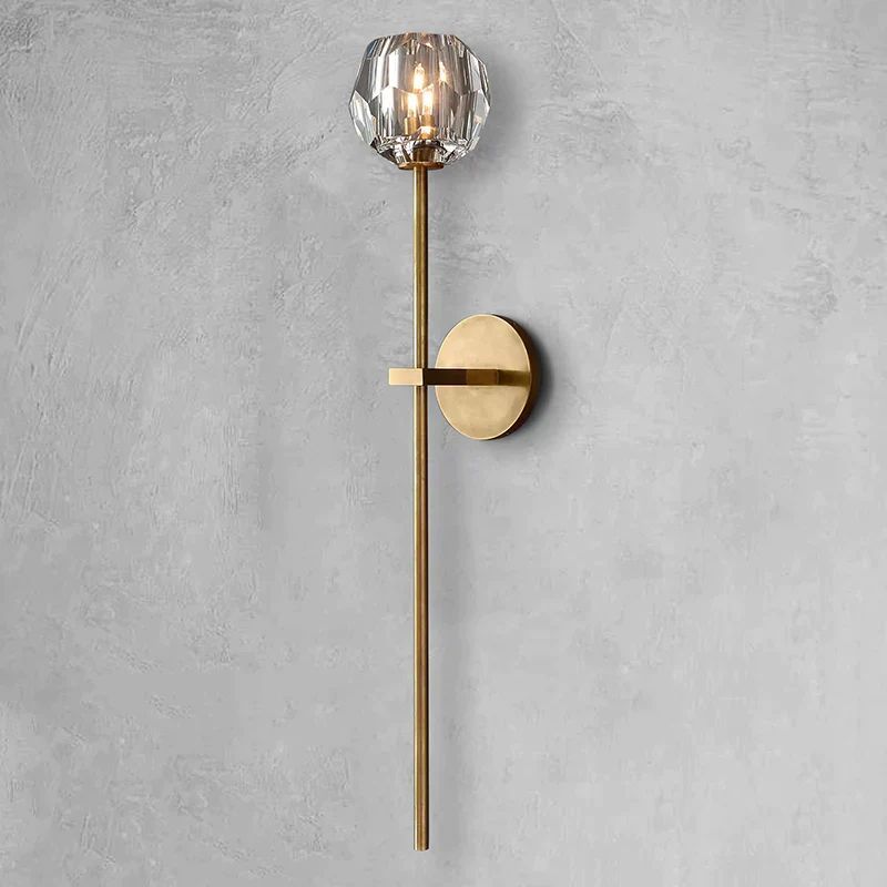 Kristal Glass Grand Wall Sconce -  lamerlighting