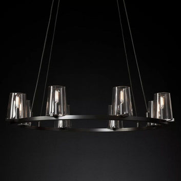 Kuseau Glass Round Chandelier 36