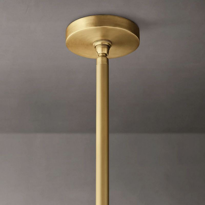 Kuseau Glass Round Chandelier 36" - lamerlighting